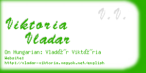 viktoria vladar business card